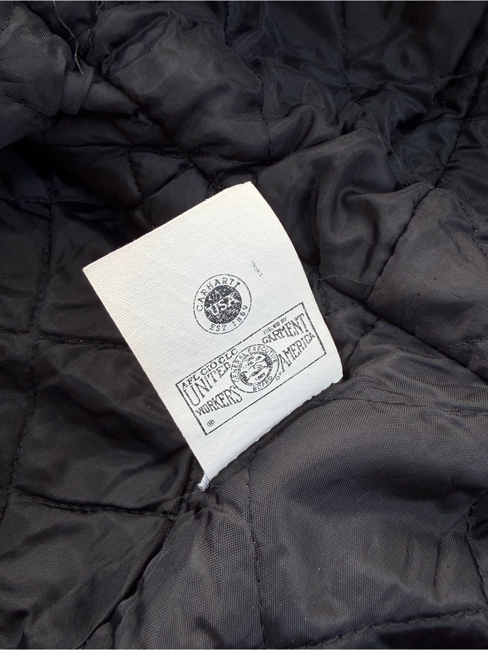 Vintage 90s Carhartt Size 4T Brown Hooded Canvas Work Chore Jacket Y30 USA Made - Picture 4 of 9